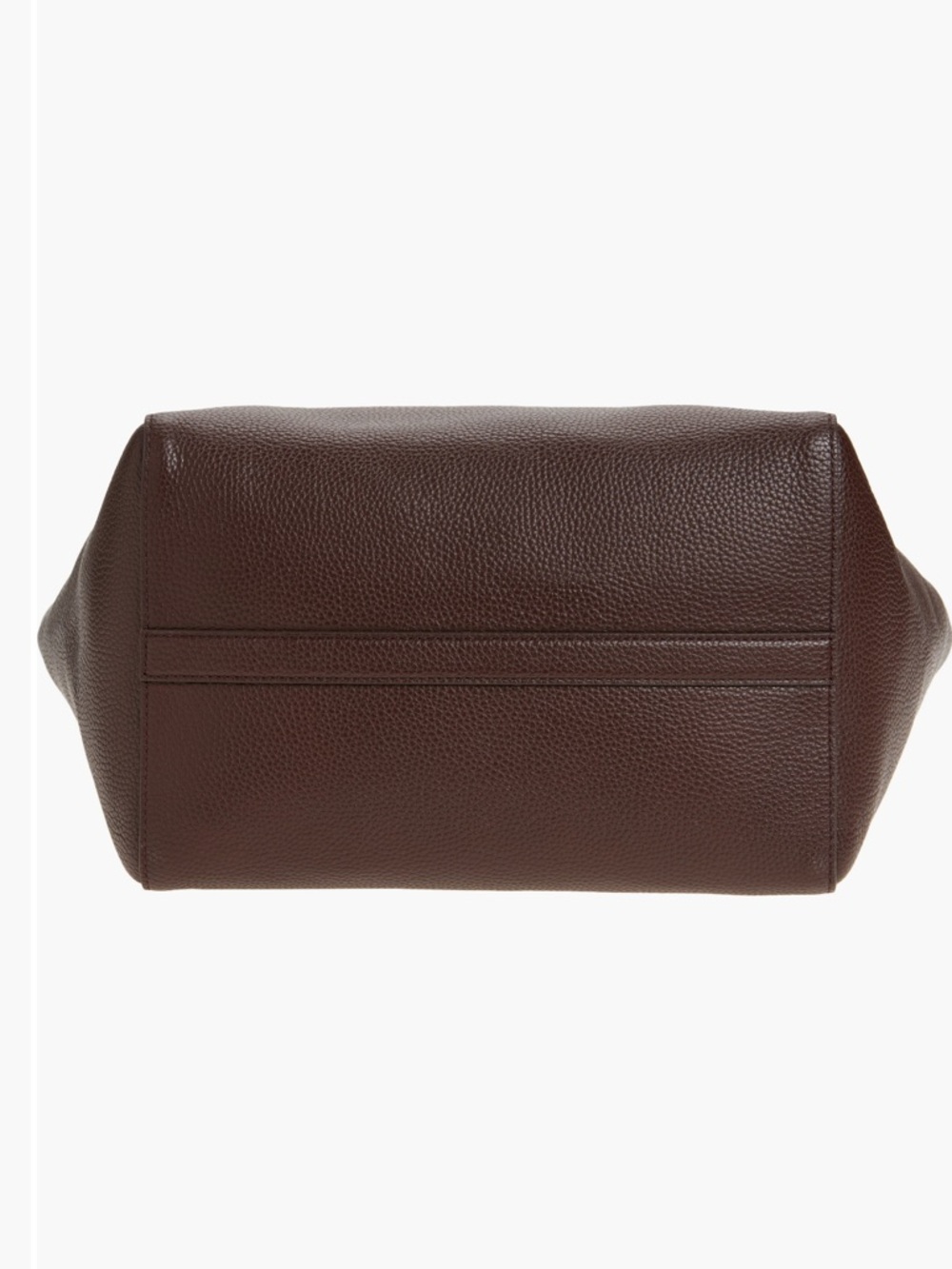 Veronica Beard Brown Dash Leather Tote - Picture 4 of 9